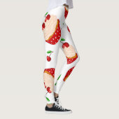 Cupcake mit Kirschmuster Leggings (Rechts)
