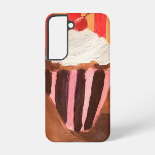 Cupcake mit Vanille-Frosting Samsung Galaxy Hülle