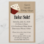 Cupcake mit weichen Mocha Streifen Flyer (Vorne)