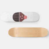 Cupcake mit Zuckerguss Name Sprinkles Skateboard (Horizontal)
