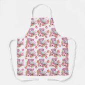 Cupcake & Mixer Weißküche Schürze (Vorderseite)