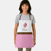 Cupcake Monogramm Schürze (Insitu)