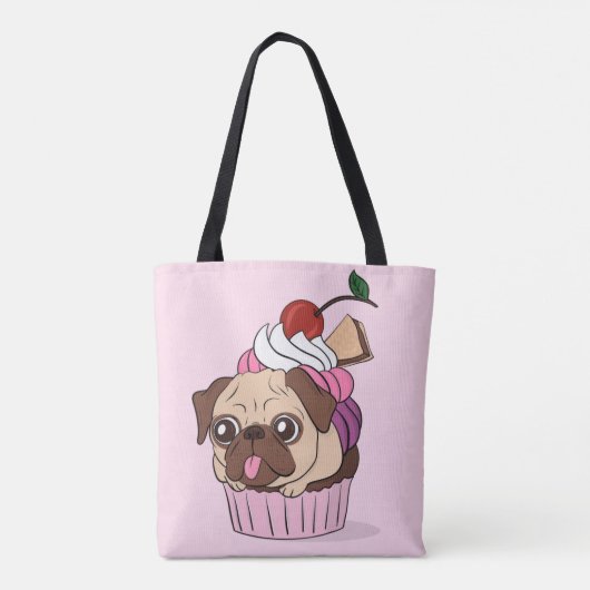 Cupcake-Mops Tasche (Rückseite)