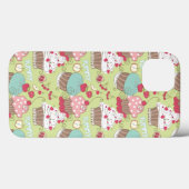 Cupcake-Muster Case-Mate iPhone Hülle (Rückseite (Horizontal))