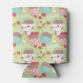 Cupcake-Muster Dosenkühler (Rückseite)