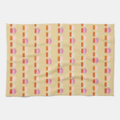 Cupcake Muster farbenfrohe Illustrationsbaker Geschirrtuch (Horizontal)