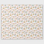 Cupcake-Muster Geschenkpapier (Flach)