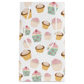 Cupcake-Muster Kleine Geschenktüte (Vorderseite)