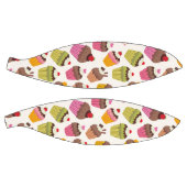 Cupcake Muster, Muffin Muster, Schokolade, Herz Basketball (Panele)