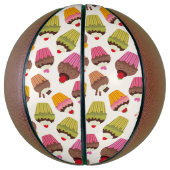 Cupcake Muster, Muffin Muster, Schokolade, Herz Basketball (Vertikal)