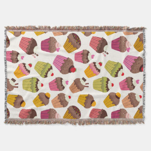 Cupcake Muster, Muffin Muster, Schokolade, Herz Decke