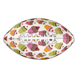 Cupcake Muster, Muffin Muster, Schokolade, Herz Football