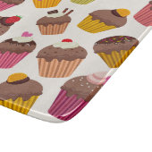 Cupcake Muster, Muffin Muster, Schokolade, Herz Schneidebrett (Ecke)