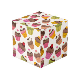 Cupcake Muster, Muffin Muster, Schokolade, Herz Würfel