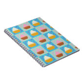 Cupcake-Muster Notizblock (Rechte Seite)
