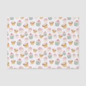 Cupcake-Muster Seidenpapier (Vorderseite)