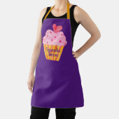 Cupcake NAME Backen benutzerdefinierte Schürze Aqu (InSitu)