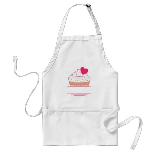 Cupcake Name Drop Schürze (Vorne)