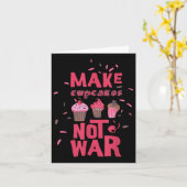Cupcake nicht Krieg Karte (Gelbe Blume)