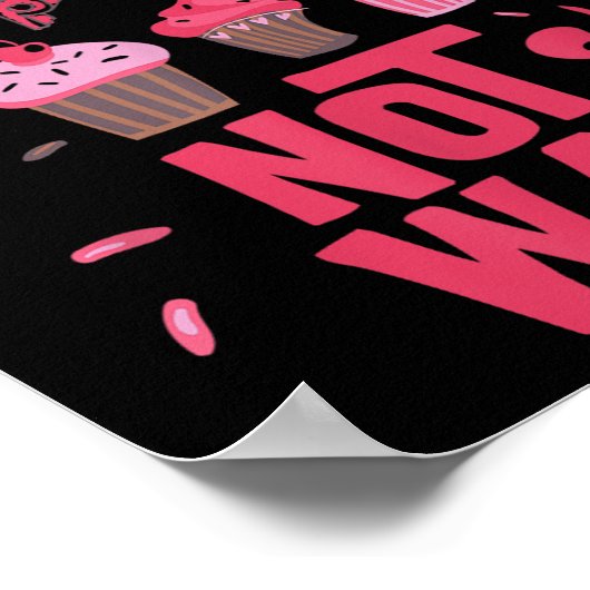 Cupcake nicht Krieg Poster (Ecke)