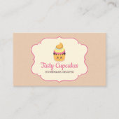 Cupcake Niedlich Baker Desserts Süßigkeiten Visitenkarte (Vorderseite)
