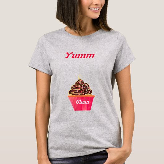 CupCake-Niedliche Cupcakes T-Shirt (Vorderseite)