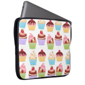Cupcake-Notebook-Fall Laptopschutzhülle (Vorne Rechts)