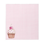 Cupcake Notizblock (Vorderseite)