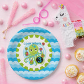 Cupcake Octopus 3. Geburtstagspapier Teller (Party)