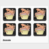 Cupcake Octopus Stickers (Blatt)