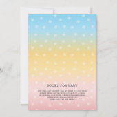 Cupcake oder Stud Muffin Gender Reveal Party Einladung (Rückseite)