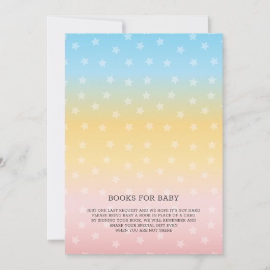 Cupcake oder Stud Muffin Gender Reveal Party Einladung (Rückseite)