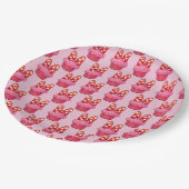 Cupcake Paper Plates Pappteller (Schrägansicht)