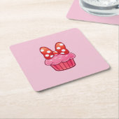 Cupcake-Papieruntersetzer Rechteckiger Pappuntersetzer (angewinkelt)