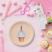 Cupcake Pappteller (Party)