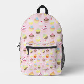 Cupcake-Party-Backpack #3 Bedruckter Rucksack (Vorderseite)