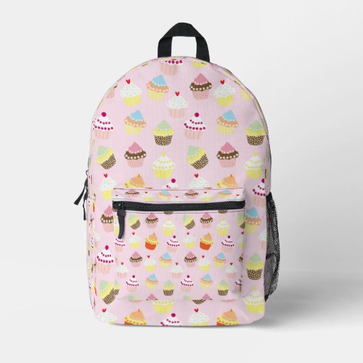 Cupcake-Party-Backpack #3 Bedruckter Rucksack (Vorderseite)
