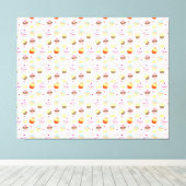 Cupcake Party Canvas Print Leinwanddruck (Insitu (Holzboden))