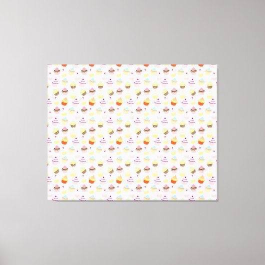 Cupcake Party Canvas Print Leinwanddruck (Vorderseite)