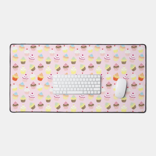 Cupcake Party Desk Mat Schreibtischunterlage (Tastatur & Maus)