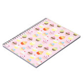 Cupcake Party Foto Notebook Notizblock (Linke Seite)