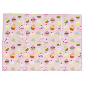 Cupcake Party Geschenktaschen Große Geschenktüte (Rückseite)
