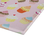 Cupcake Party Glass Cutting Board Schneidebrett (Ecke)
