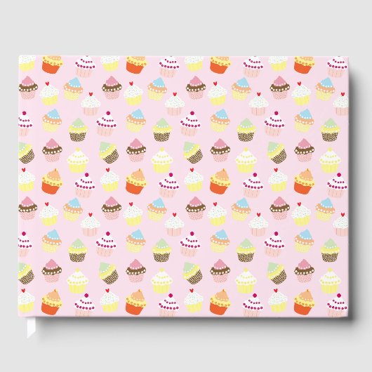 Cupcake Party Guestbook Gästebuch (Vorderseite)