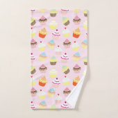Cupcake Party Handtuch Set (Handtuch)