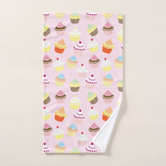 Cupcake Party Handtuch Set (Handtuch)
