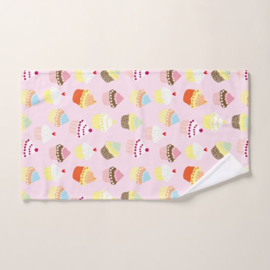 Cupcake Party Handtuch Set (Handtuch)