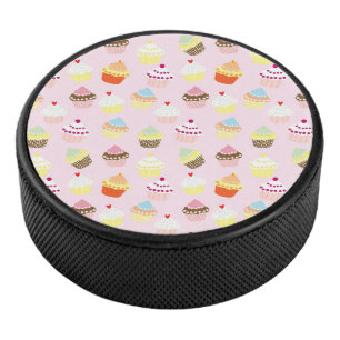 Cupcake Party Hockey Puck