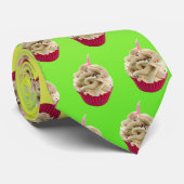 Cupcake Party Krawatte (Gerollt)