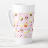 Cupcake Party Milchtasse (Linke Ecke)